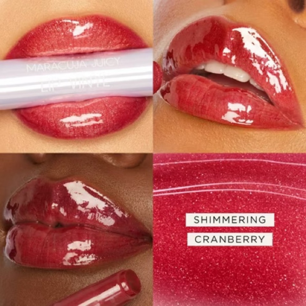 Tarte Maracuja Juicy Lip Vinyl - Shimmering Cranberry NEW NIB NWT